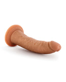 Blush Dr. Skin Glide 7.5" Self Lubricating Dildo - Mocha