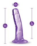 Blush B Yours Plus 5.5" Hard n' Happy Dildo - Purple