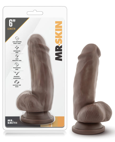 Blush Mr. Skin 6" Dildo w/Suction Cup - Mr. Smith