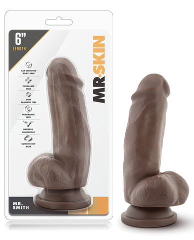 Blush Mr. Skin 6" Dildo w/Suction Cup - Mr. Smith