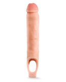 Blush Performance Plus 11.5" Silicone Cock Sheath Penis Extender - Flesh