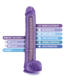 Blush Au Naturel Daddy 14" Dildo - Purple