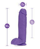 Blush Au Naturel Bold Huge 10.5" Dildo - Purple