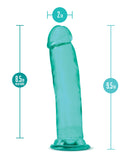 Blush B Yours Plus 9.5" Thrill n Drill - Teal