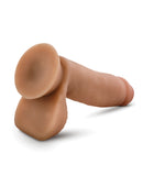 Blush Dr. Skin Glide 7.5" Self Lubricating Dildo - Mocha