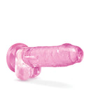 Blush Naturally Yours 7" Crystalline Dildo - Rose