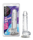 Blush Naturally Yours 7" Crystalline Dildo - Diamond