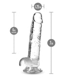 Blush Naturally Yours 7" Crystalline Dildo - Diamond