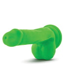 Blush Neo Dual Density 6" Cock w/Balls - Neon Green