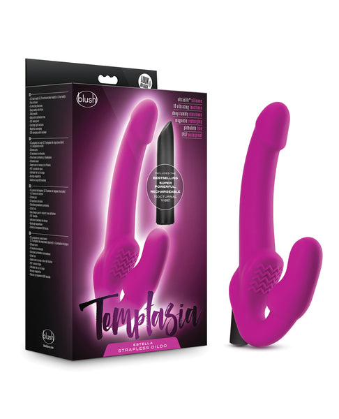 Blush Temptasia Cyrus Strapless Silicone Dildo - Pink