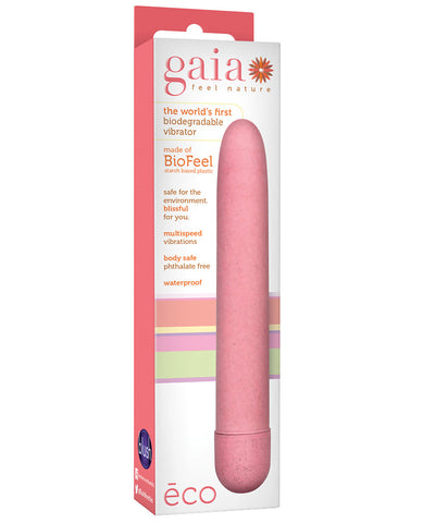 Blush Gaia Biodegradable Vibrator Geo - Coral