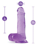 Blush B Yours Plus 7.25" Rock n Roll Dildo - Purple