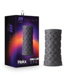 Blush M Elite Platinum Hekx Silicone Stroker - Black