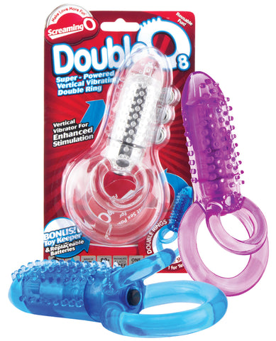 Screaming O DoubleO 8 Vibrating Double Cock Ring