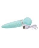 Pillow Talk Sultry Rotating Wand - Teal