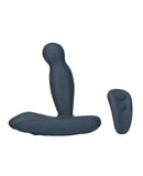 Lux Active Revolve 4.5" Rotating & Vibrating Anal Massager - Dark Blue