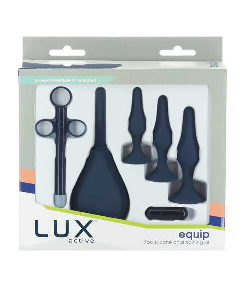 Lux Active Equip Silicone Anal Training Kit - Dark Blue