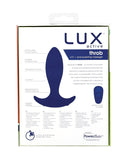 Lux Active Throb Anal Pulsating Massager w/Remote - Dark Blue