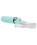 Simple & True Rechargeable Vibrating Bullet - Teal