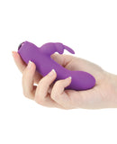 Alice's Bunny Rechargeable Bullet w/Rabbit Sleeve - 10 Functions Purple