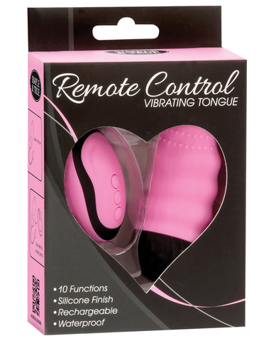 Simple & True Remote Control Vibrating Tongue - Pink