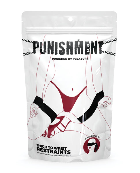 Punishment Thigh to Wrist Restraints