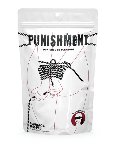 Punishment Bondage Rope - Black