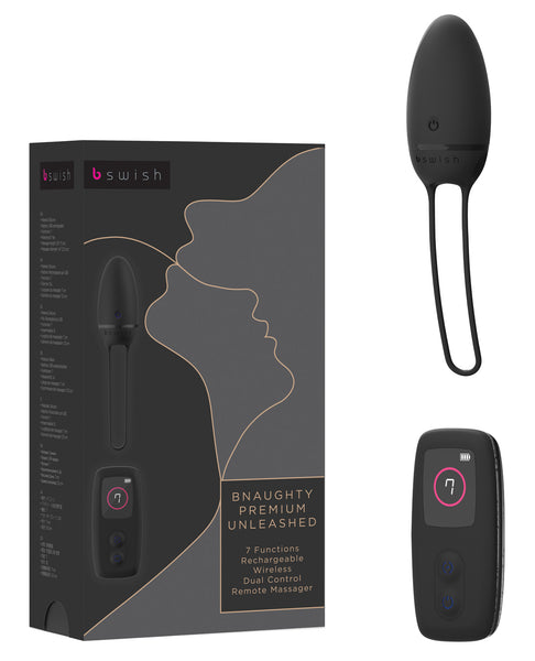 BNaughty Premium Unleashed Remote Control Bullet - Noir