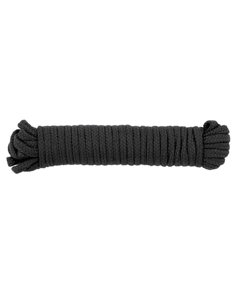 Spartacus Bondage Rope - 33ft Black