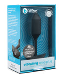 b-Vibe Vibrating Weighted Snug Plug M - 112 g Black