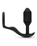 b-Vibe Snug & Tug Weighted Silicone  & Penis Ring - 128 g Black