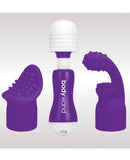 Bodywand Rechargeable Mini Massager w/Attachment - Purple