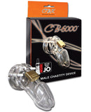 CB-6000 3 1/4" Cock Cage and Lock Set - Clear