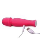 Curve Novelties Gossip Silicone Vibrating Wand 10x - Magenta