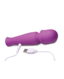 Curve Novelties Gossip Silicone Vibrating Wand 10x - Violet