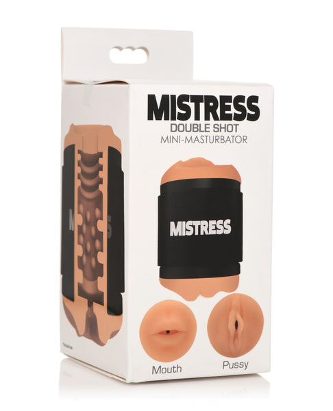 Curve Novelties Mistress Mini Double Stroker Mouth & Pussy - Medium