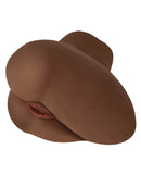 Curve Mistress Vibrating BioSkin Side Saddle Jada - Chocolate