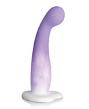 Curve Toys Simply Sweet 7" Slim G Spot Silicone Dildo - Purple/White