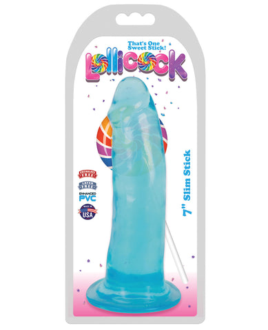 Curve Toys Lollicock 7" Slim Stick - Berry Ice