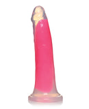 Curve Toys Lollicock 7" Glow In The Dark Silicone Dildo - Pink