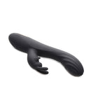 Curve Novelties Power Bunnies Cuddles 10x Silicone Rabbit Vibrator - Black