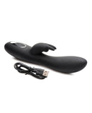 Curve Novelties Power Bunnies Dizzy Rotating Vibrator w/Rotating Beads - Black