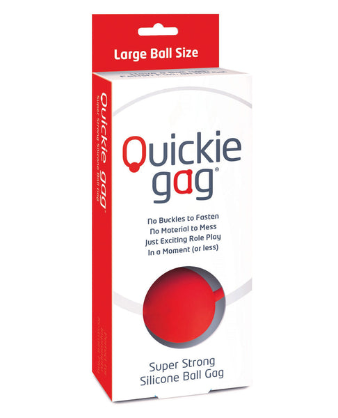 Quickie Ball Gag Large - Red