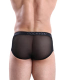 Cocksox Mesh Contour Pouch Sports Brief Black Shadow SM