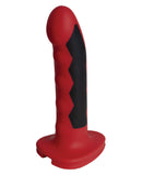 ElecraStim Silicone Fusion Komode Dildo - Red/Black