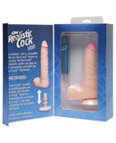 Realistic 7" Ultraskyn Slim Cock w/Balls - White