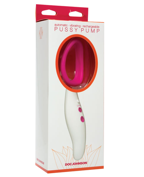 Doc Johnson Automatic Pussy Pump - Pink/White