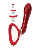 Bloom Intimate Body Automatic Vibrating Rechargeable Pump Limited Edition - Red