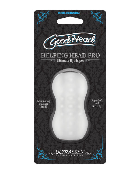 Goodhead Helping Head Pro ULTRASKYN Stroker - Frost