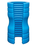 OptiMale Truskyn Silicone Stroker Ribbed - Blue